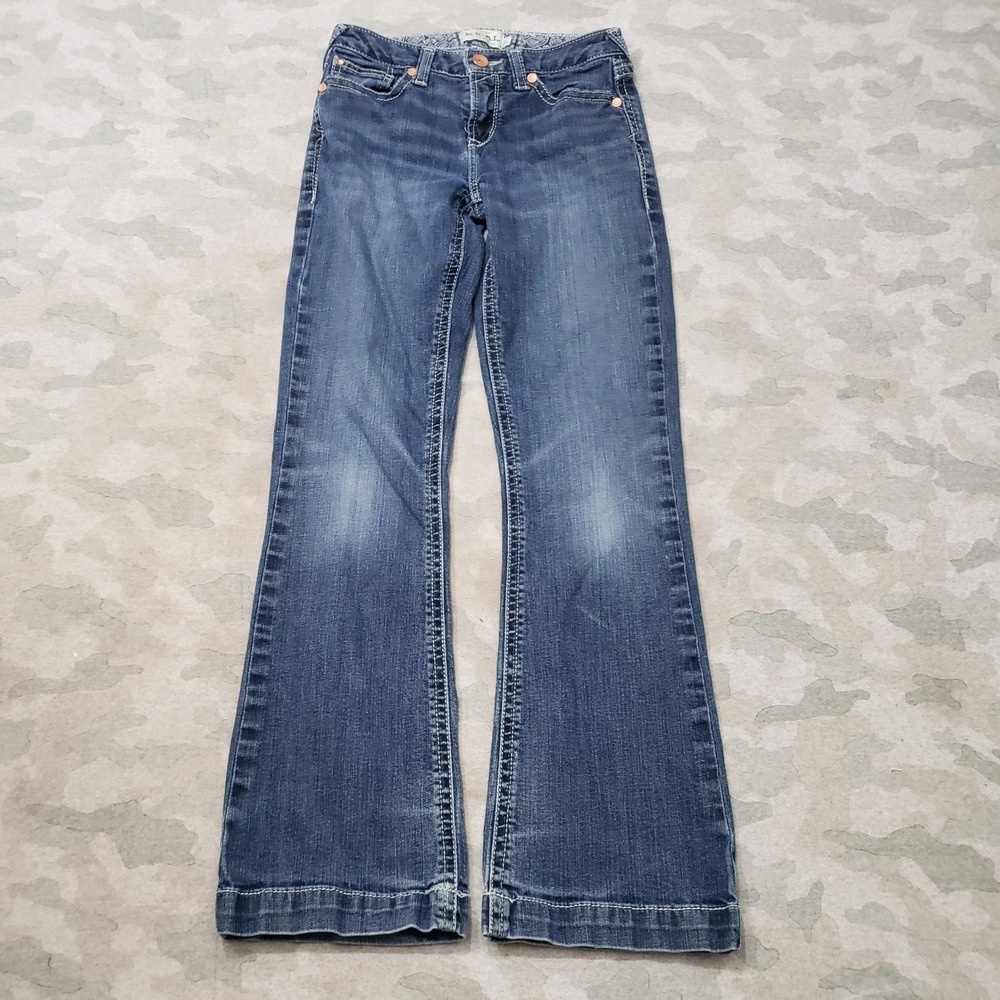 Ariat REAL Denim Jeans Youth 16 Blue Bootcut Stretch Western Medium Wash